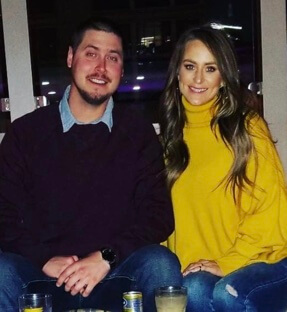 Jeremy Calvert with his ex-wife Leah Messer